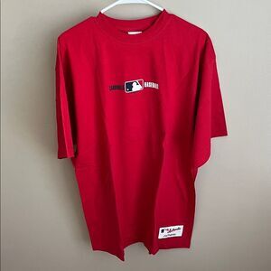 St. Louis Cardinals MLB baseball Majestic NWT vtg tshirt, red cotton Mens Large